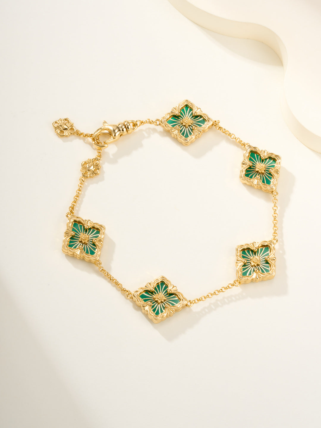 [⭐JeweliWhal]B.C.L ENAMELED Five-Flower Bracelet（Various Colors)