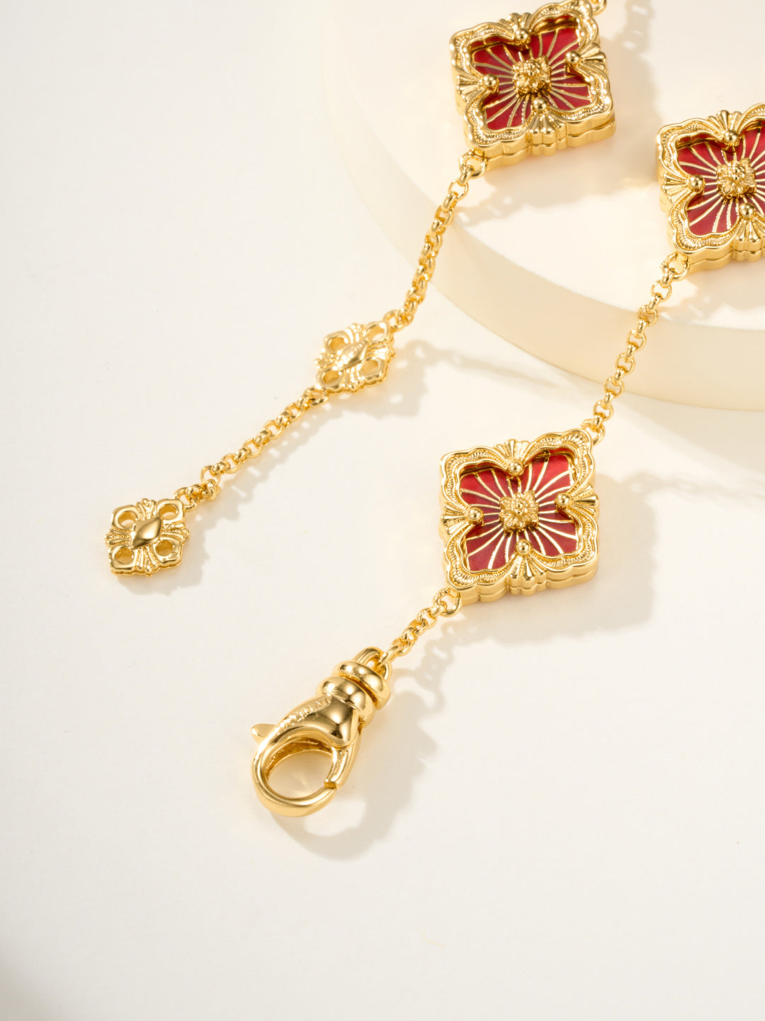 [⭐JeweliWhal]B.C.L ENAMELED Five-Flower Bracelet（Various Colors)