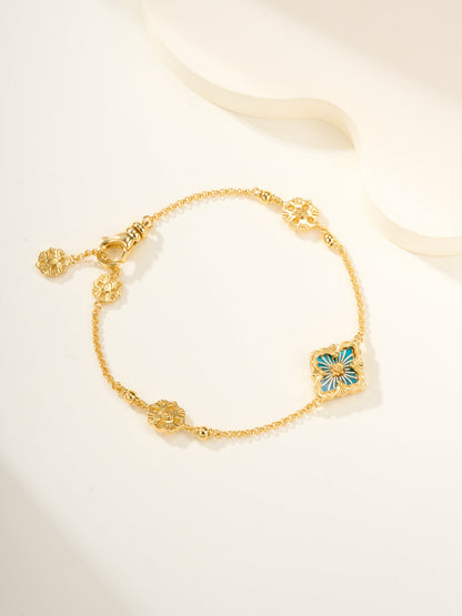 [⭐JeweliWhal]B.C.L ENAMELED One-Flower Bracelet（Various Colors)