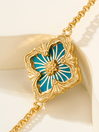 [⭐JeweliWhal]B.C.L ENAMELED One-Flower Bracelet（Various Colors)