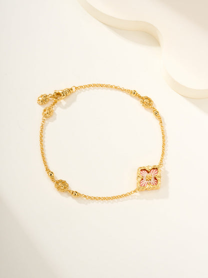 [⭐JeweliWhal]B.C.L ENAMELED One-Flower Bracelet（Various Colors)