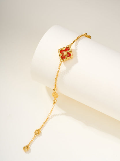 [⭐JeweliWhal]B.C.L ENAMELED One-Flower Bracelet（Various Colors)