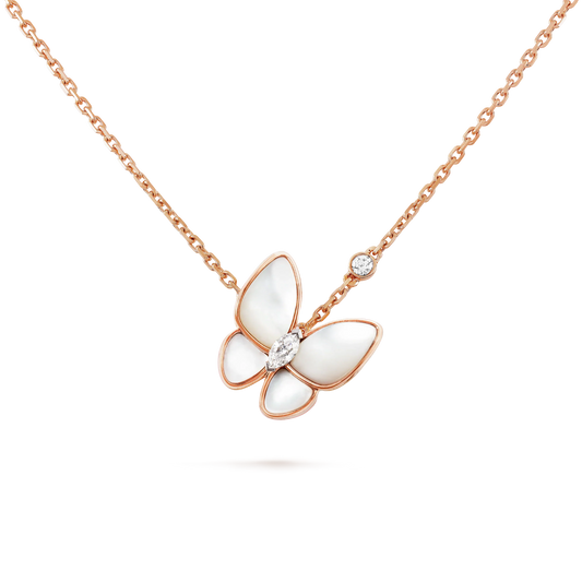 [⭐JeweliWhal]BUTTERFLY MOP DIAMOND NECKLACE