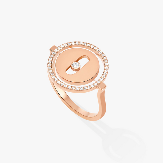 [⭐JeweliWhal]Demo MOVE PINK GOLD DIAMOND RING