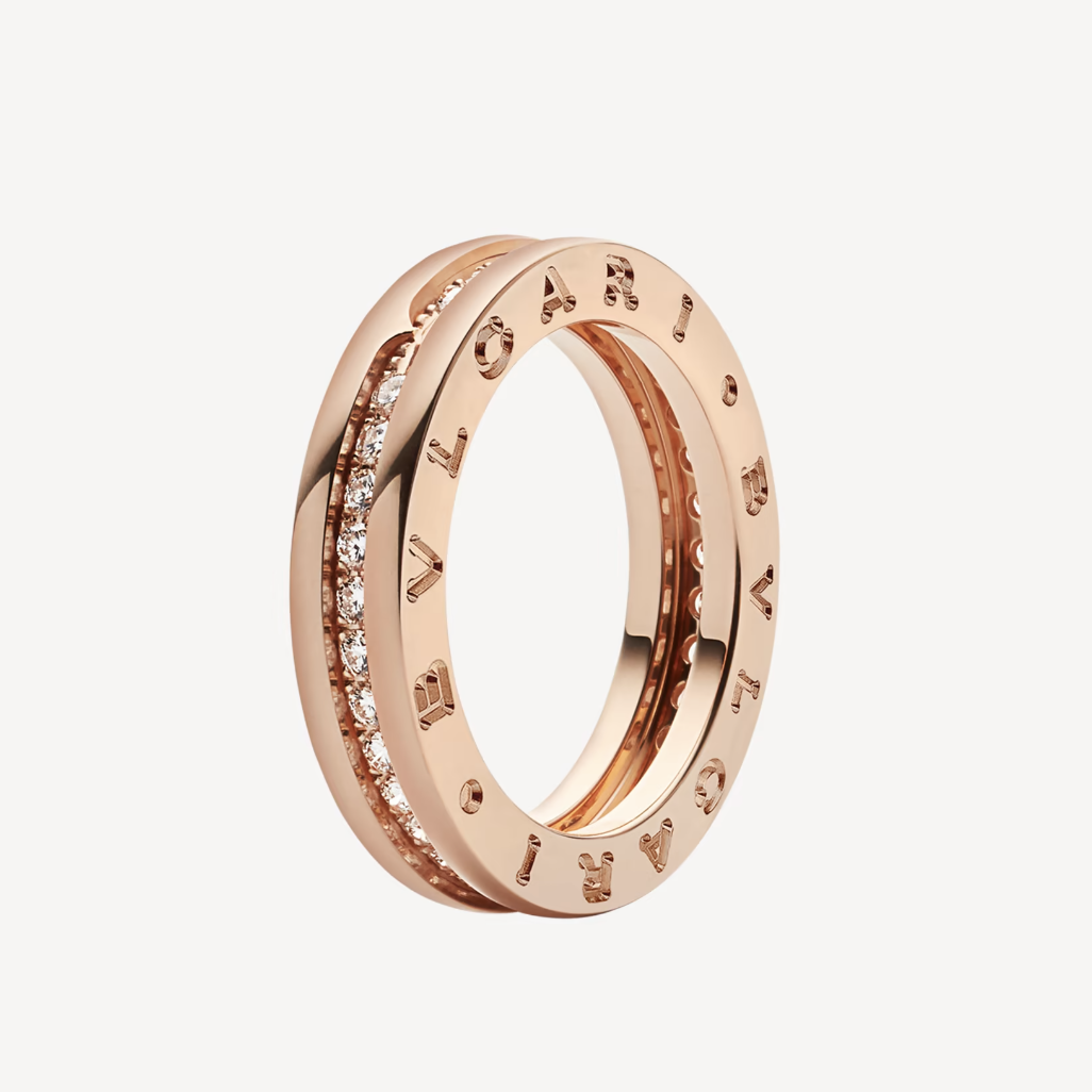 [⭐JeweliWhal]ZERO 1 ONE-BAND PAVED DIAMONDS ON THE SPIRAL RING