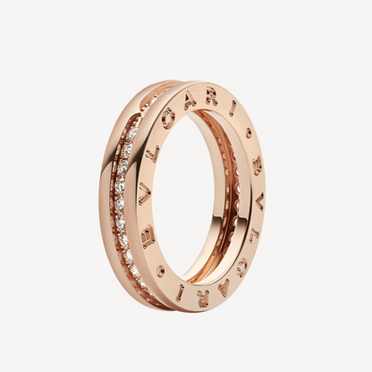 [⭐JeweliWhal]ZERO 1 ONE-BAND PAVED DIAMONDS ON THE SPIRAL RING