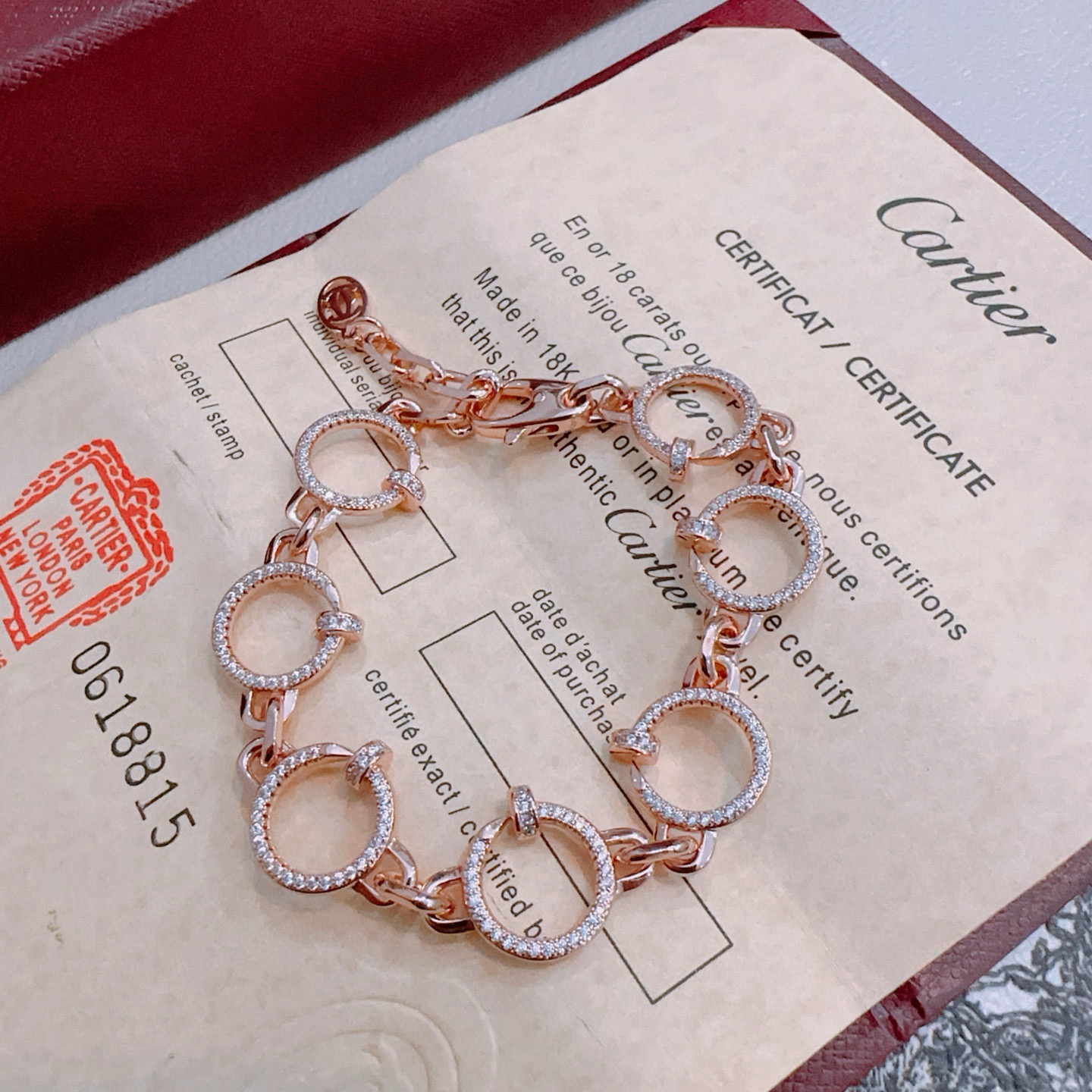 [⭐JeweliWhal Jewelry] LOVE&JUSTE BRACELET DIAMONDS