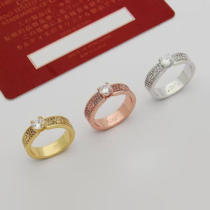[⭐JeweliWhal]Starry Sky Diamond Ring