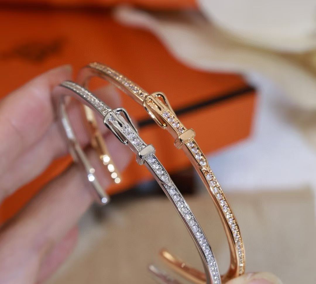 [⭐JeweliWhal]DIAMOND-ENCRUSTED BRACELET THREE COLORS