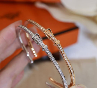 [⭐JeweliWhal]DIAMOND-ENCRUSTED BRACELET THREE COLORS