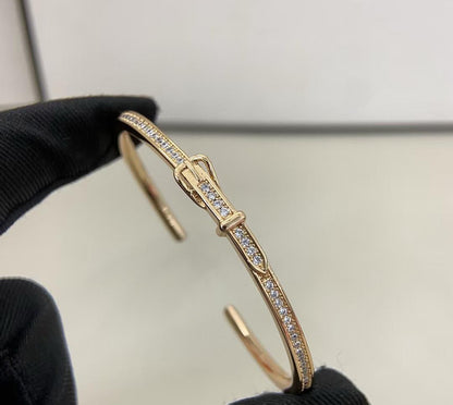 [⭐JeweliWhal]DIAMOND-ENCRUSTED BRACELET THREE COLORS