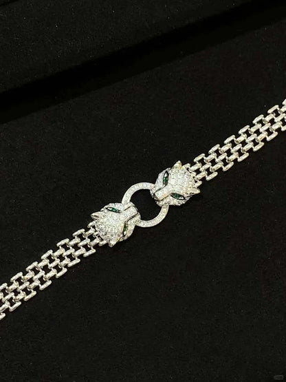 [⭐JeweliWhal] DOUBLE PANTHER BRACELET