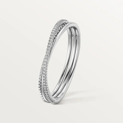 [⭐JeweliWhal]ETINCELLE HALF-PAVED DIAMOND BRACELET