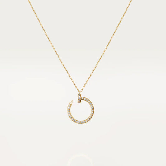 [⭐JeweliWhal]JUSTE NECKLACE GOLD DIAMONDS