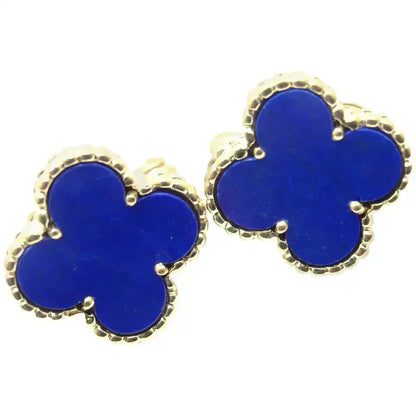 [⭐JeweliWhal]CLOVER MINI 9.5MM TURQUOISE EARRINGS