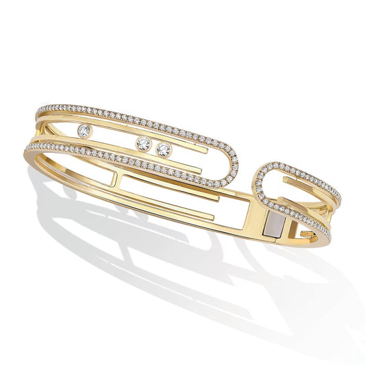 [⭐JeweliWhal]MOVE 10TH PAVED DIAMOND BRACELET