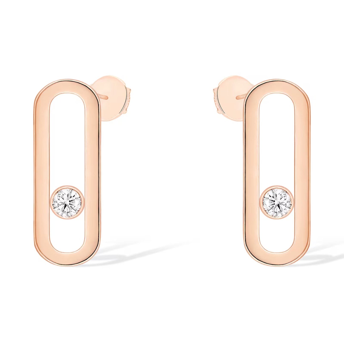 [⭐JeweliWhal]MOVE UNO SMALL 1 DIAMOND EARRINGS