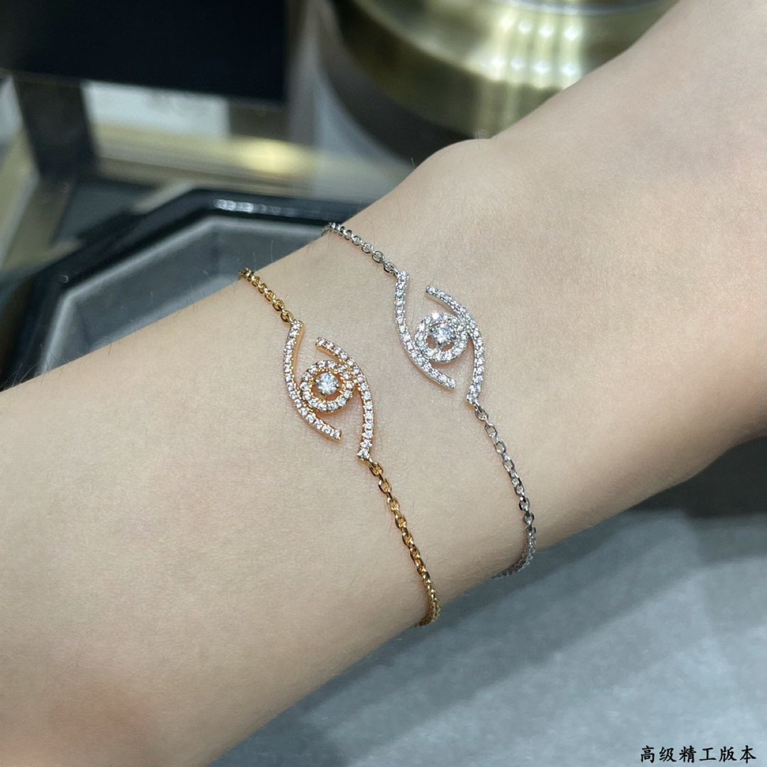 [⭐JeweliWhal]Demo Eye Pave-Set Diamond Bracelet