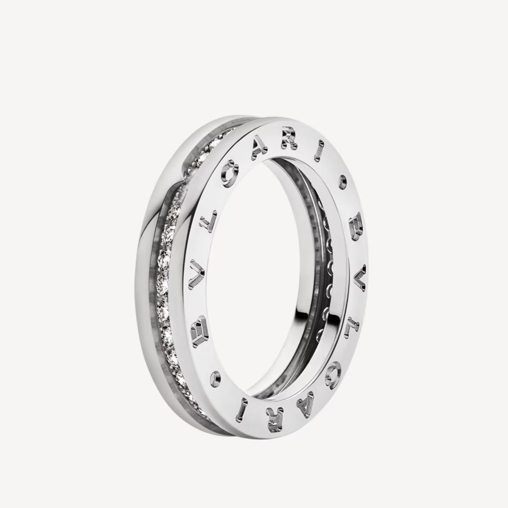 [⭐JeweliWhal]ZERO 1 ONE-BAND PAVED DIAMONDS ON THE SPIRAL RING