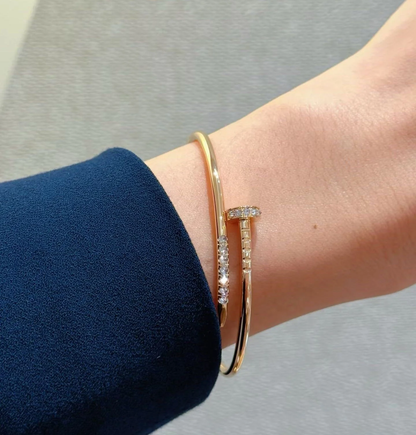 [⭐JeweliWhal]JUSTE BRACELET 2.5MM DIAMONDS NEW