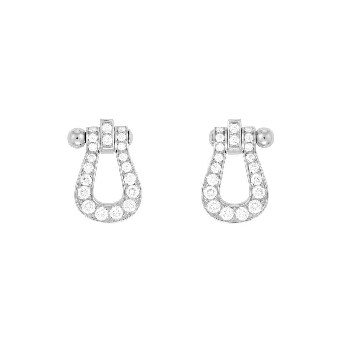 [⭐JeweliWhal]FORCE 10 FULL DIAMOND STUD EARRINGS MINI MODEL