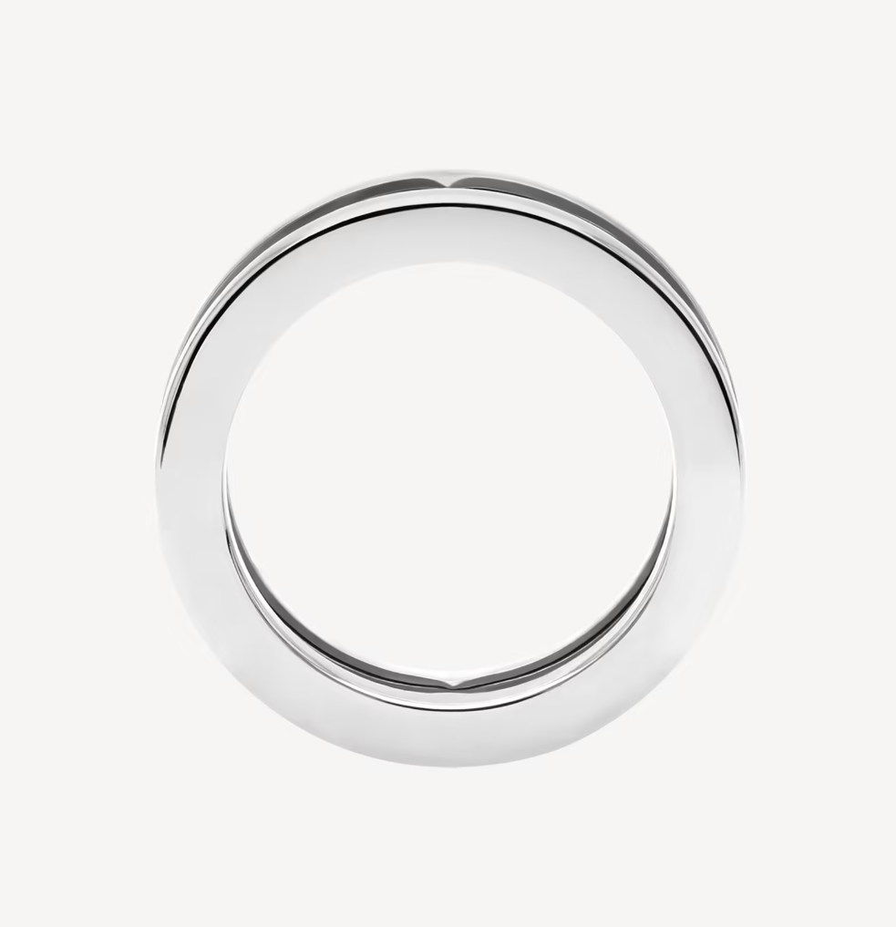 [⭐JeweliWhal]ZERO 1 ONE-BAND WITH OPENWORK LOGO SPIRAL RING