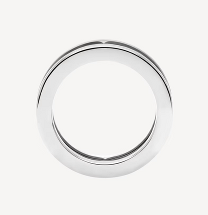 [⭐JeweliWhal]ZERO 1 ONE-BAND WITH OPENWORK LOGO SPIRAL RING