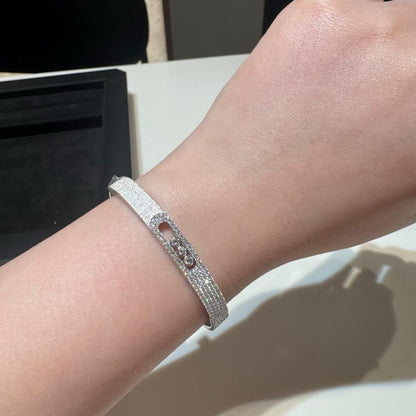 [⭐JeweliWhal]Move Noa Ciselé half pavé bangle