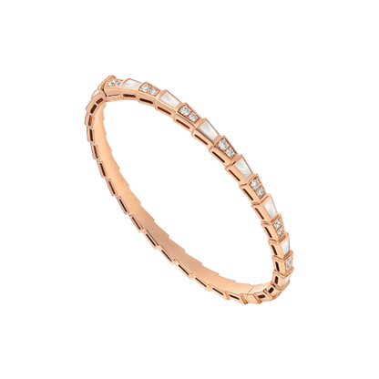 [⭐JeweliWhal]SERPENTI BRACELET PINK GOLD MOP DIAMOND