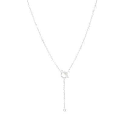 [⭐JeweliWhal]FINESSE SILVER DIAMOND NECKLACE