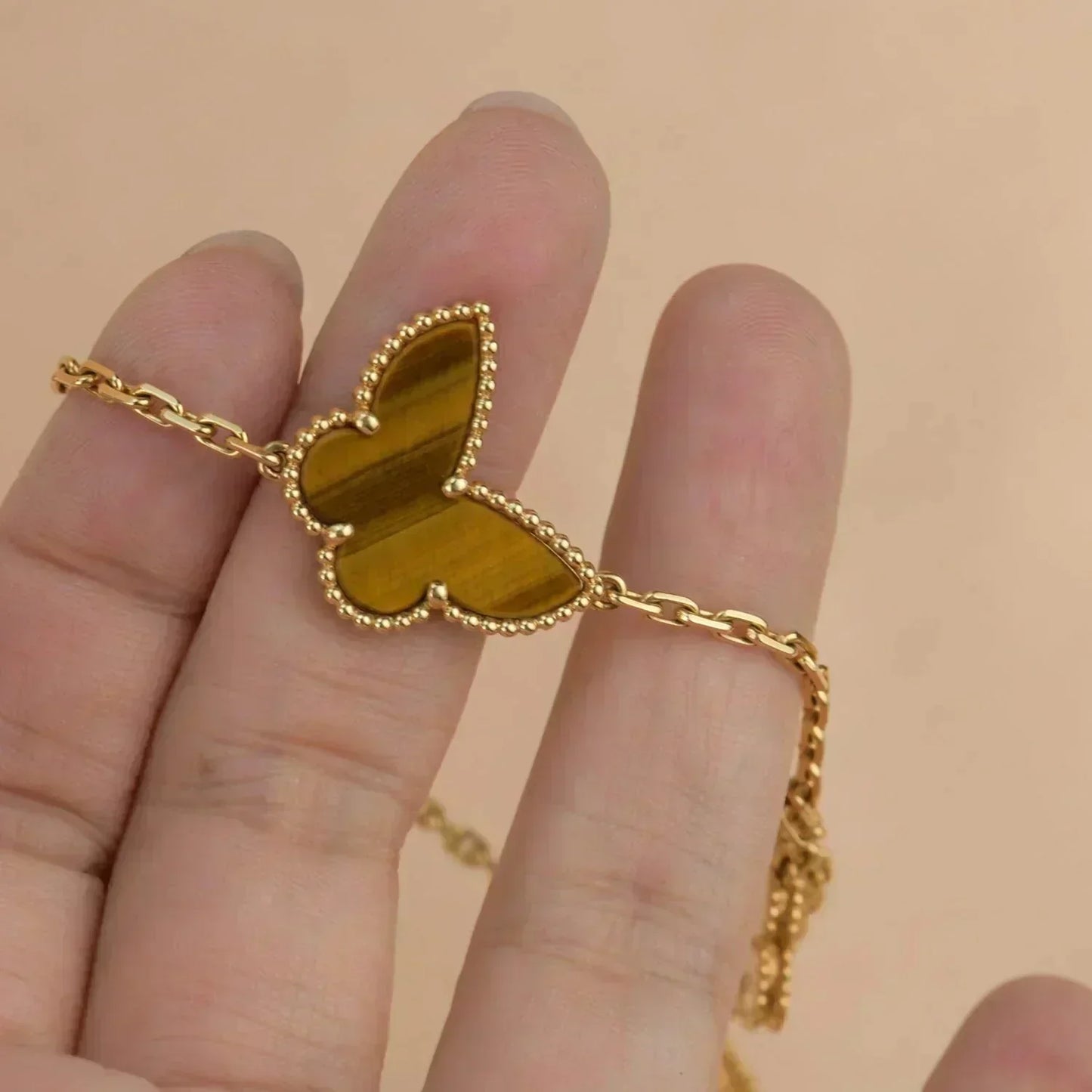 [⭐JeweliWhal]LUCKY SPRING 5 MOTIF GOLD BRACELET