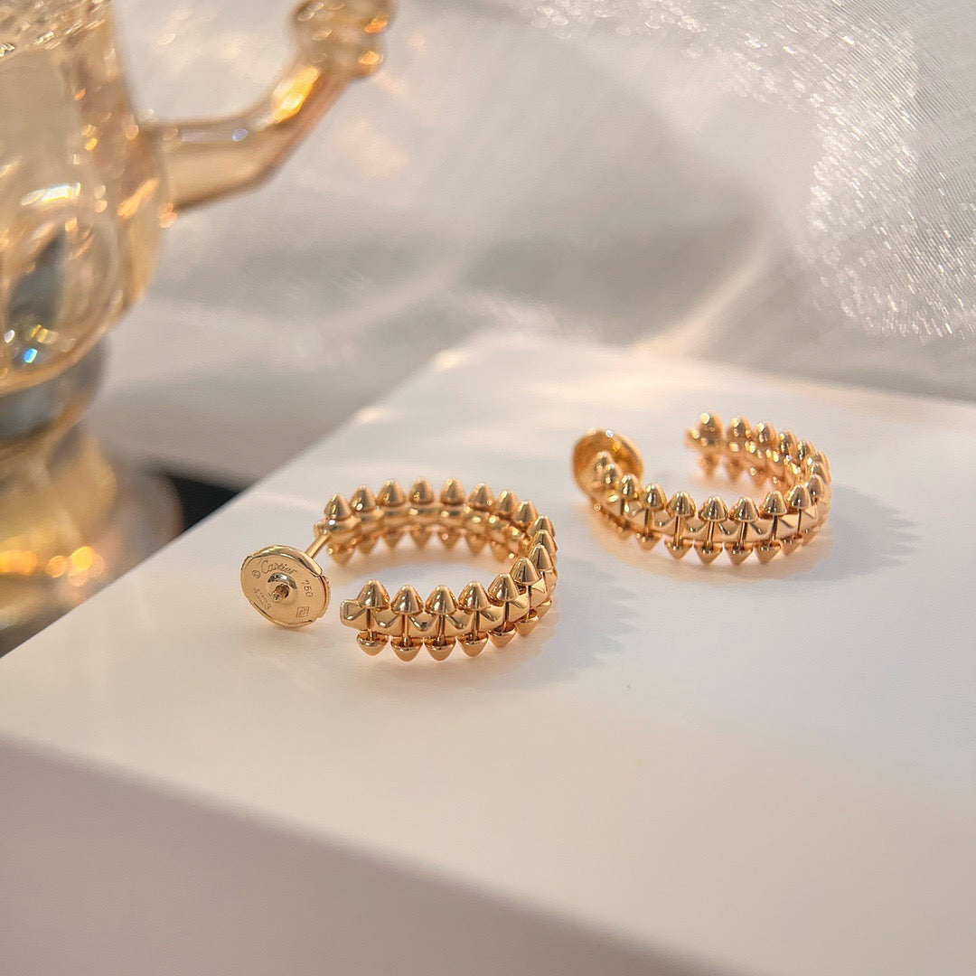 [⭐JeweliWhal]CLASH SMALL HOOP EARRINGS