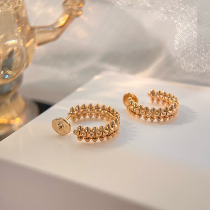 [⭐JeweliWhal]CLASH SMALL HOOP EARRINGS