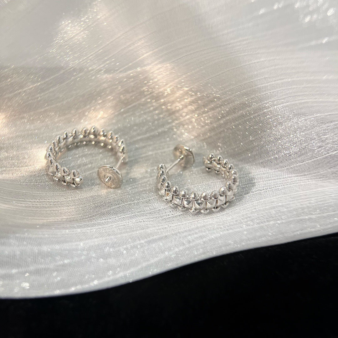 [⭐JeweliWhal]CLASH SMALL HOOP EARRINGS