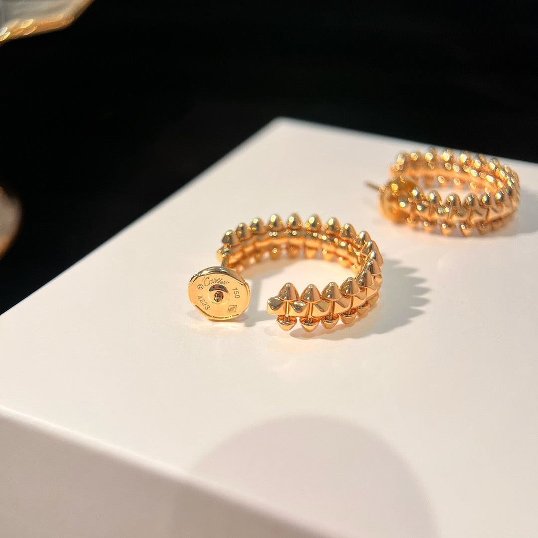[⭐JeweliWhal]CLASH SMALL HOOP EARRINGS