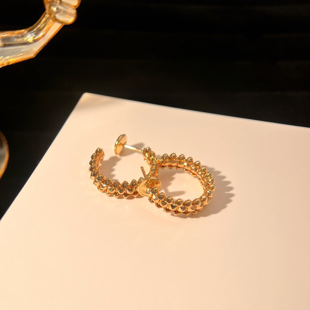 [⭐JeweliWhal]CLASH SMALL HOOP EARRINGS