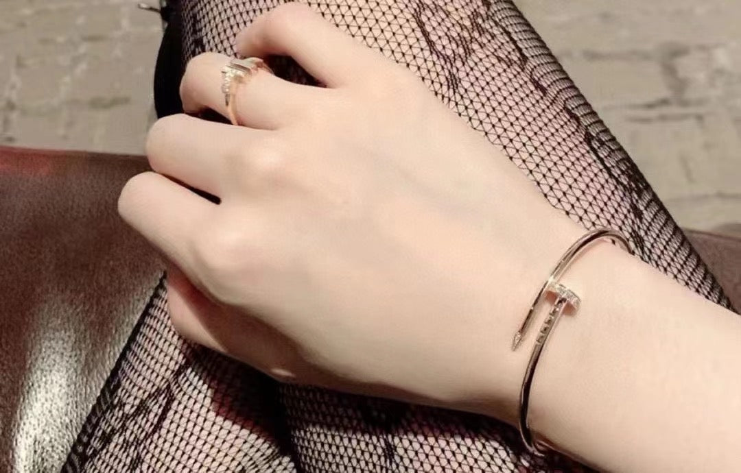 [⭐JeweliWhal]JUSTE BRACELET 2.5MM DIAMONDS