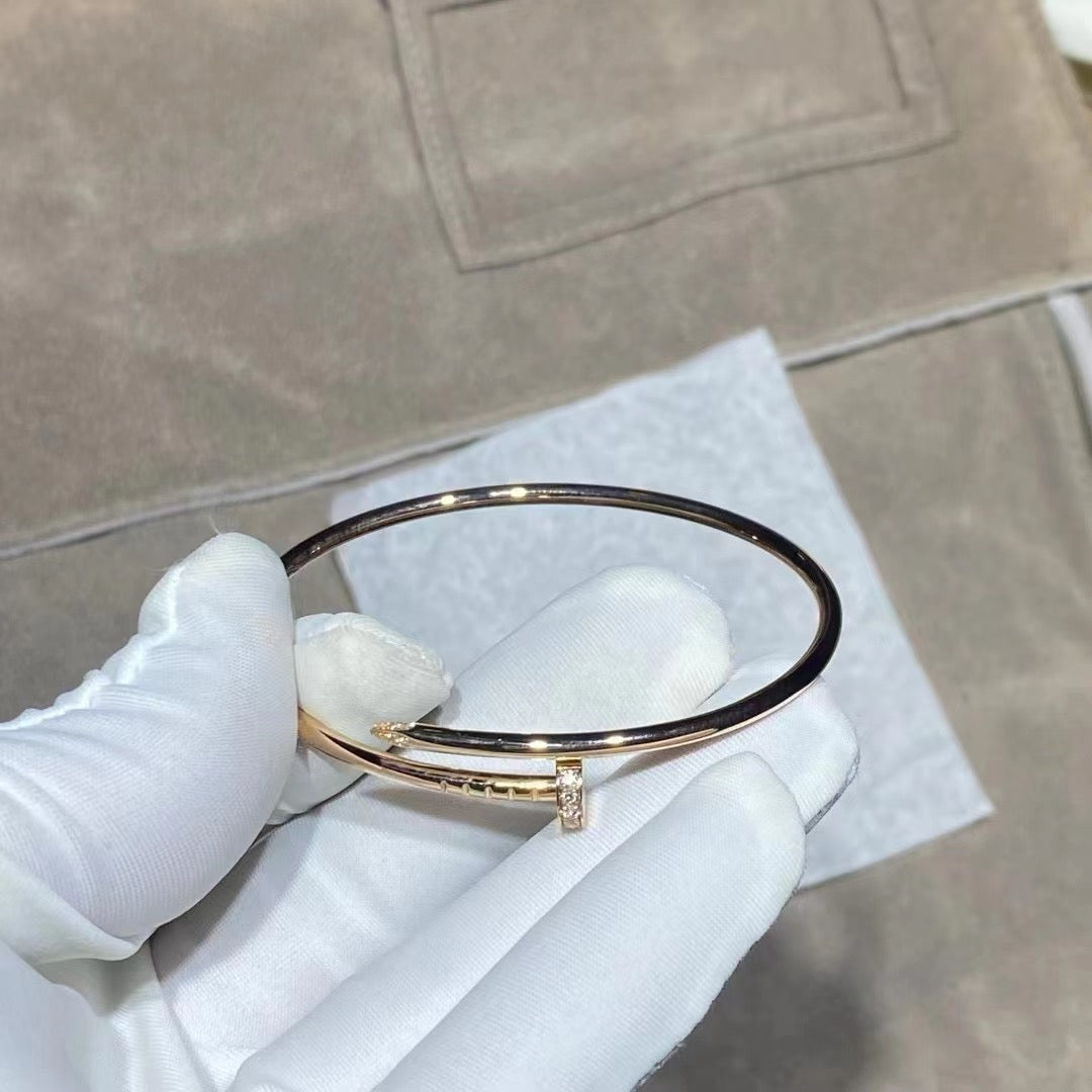 [⭐JeweliWhal]JUSTE BRACELET 2.5MM DIAMONDS