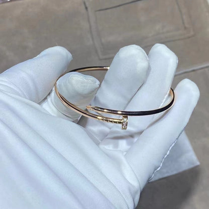 [⭐JeweliWhal]JUSTE BRACELET 2.5MM DIAMONDS