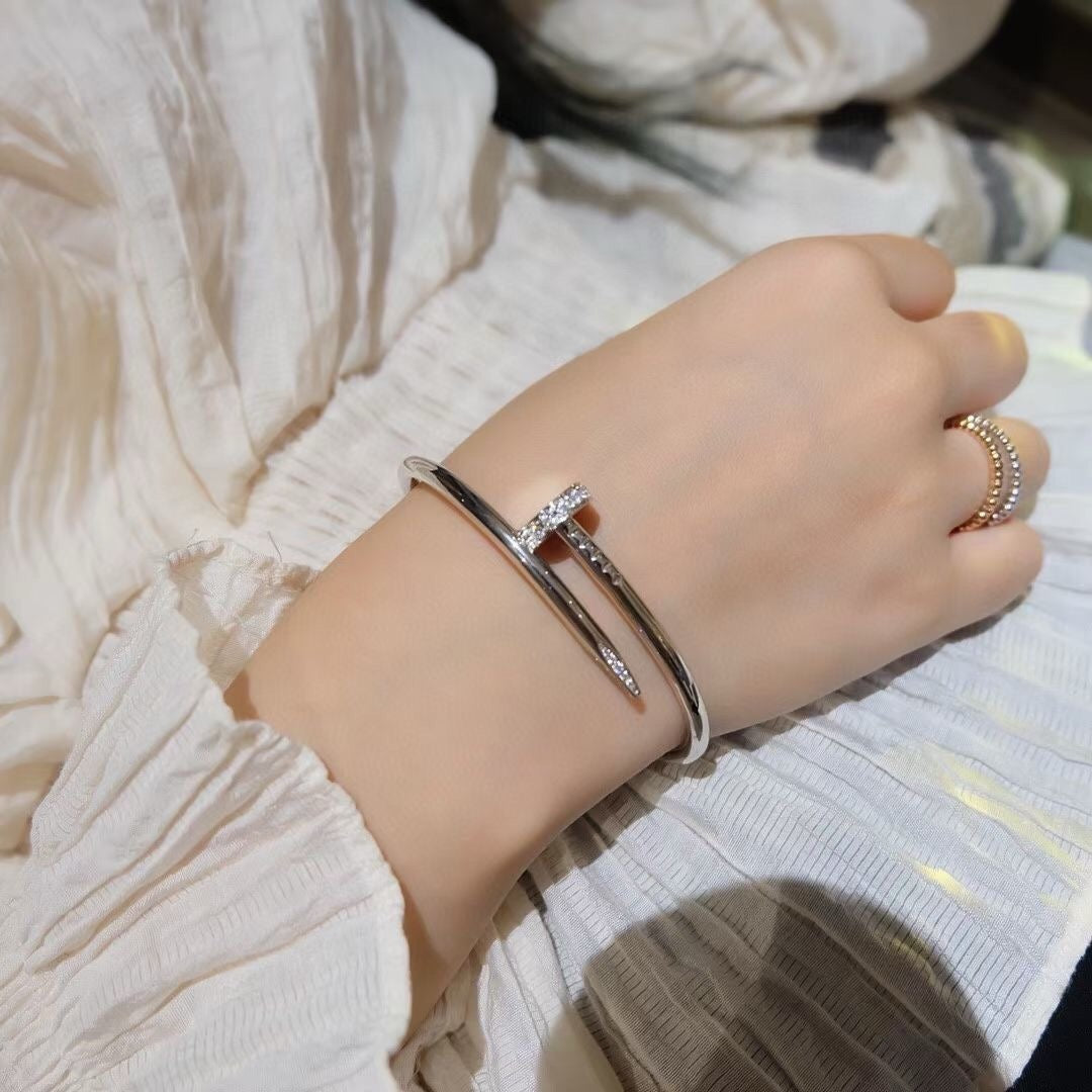 [⭐JeweliWhal]JUSTE BRACELET 3.5MM DIAMONDS