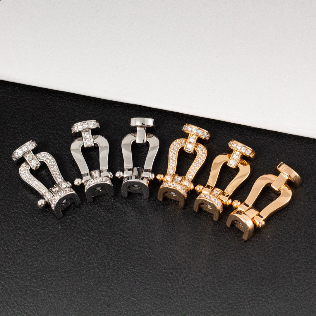 [⭐JeweliWhal]FORCE LARGE HORSESHOE NO DIAMOND BRACELET SILVER