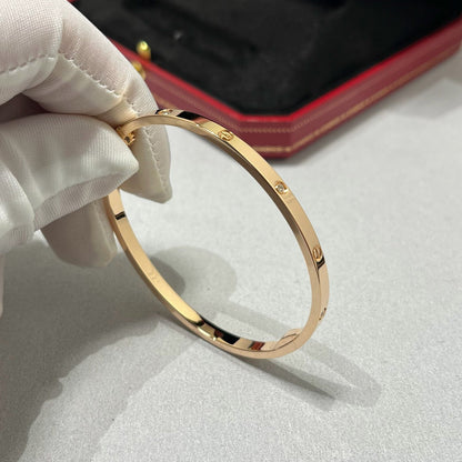 [⭐JeweliWhal]LOVE BRACELET 3.65MM 6 DIAMONDS