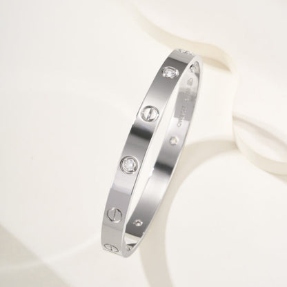 [⭐JeweliWhal]LOVE BRACELET 6.1MM 4 DIAMONDS