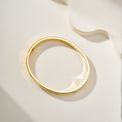 [⭐JeweliWhal]LOVE BRACELET 6.1MM 4 DIAMONDS