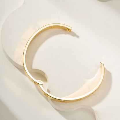 [⭐JeweliWhal]LOVE BRACELET 6.1MM 4 DIAMONDS