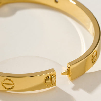 [⭐JeweliWhal]LOVE BRACELET 6.1MM 4 DIAMONDS