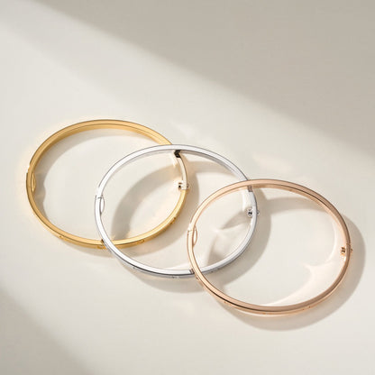 [⭐JeweliWhal]LOVE BRACELET 3.65MM 6 DIAMONDS