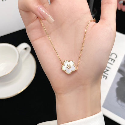 [⭐JeweliWhal]LUCKY WHITE MOP PLUM BLOSSOM  BRACELET