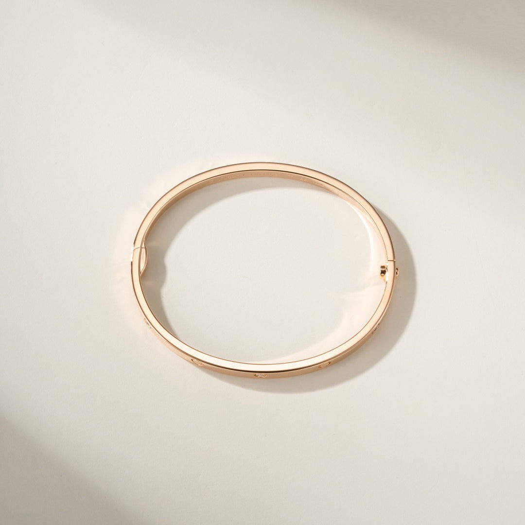 [⭐JeweliWhal]LOVE BRACELET 3.65MM 6 DIAMONDS