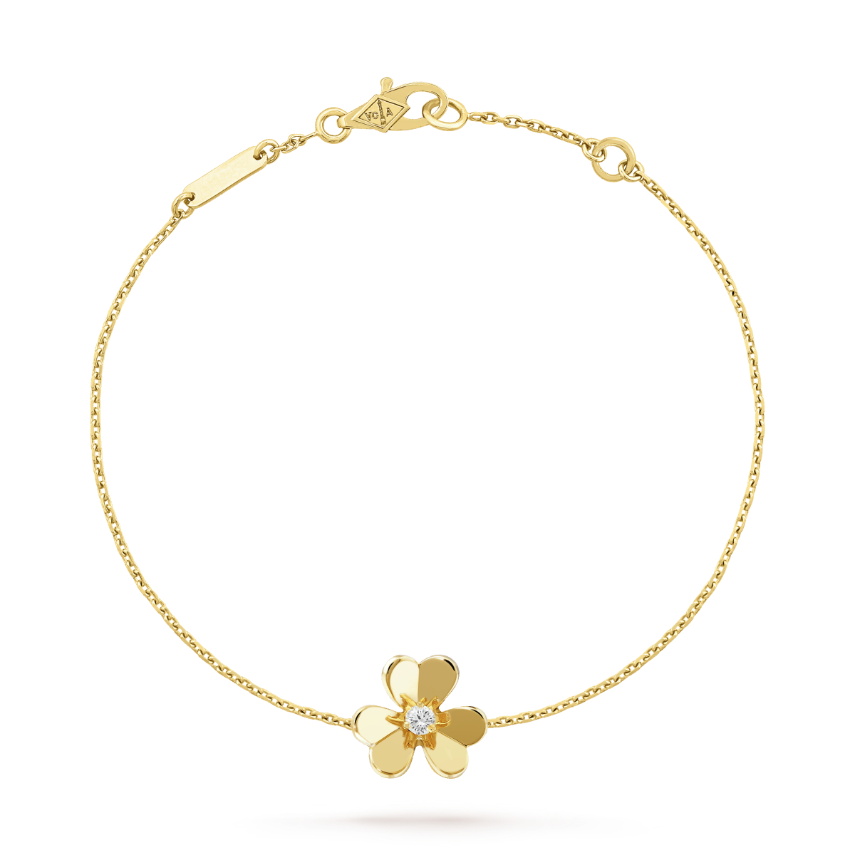 [⭐JeweliWhal]FRIVOLE GOLD FLOWER PINK MALACHITE BRACELET